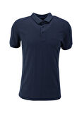 Fabrika Jakarlı Lacivert Erkek Polo T-Shirt F4SM-TST 0939