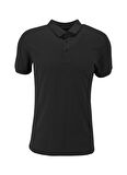Fabrika Jakarlı Siyah Erkek Polo T-Shirt F4SM-TST 0939