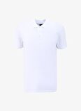 Fabrika Düz Beyaz Erkek Polo T-Shirt F4SM-TST 0942