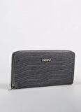 Fabrika Gri Kadın 19x10x3 cm Deri Cüzdan FRKBYN 510