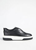Fabrika Siyah Erkek Deri Sneaker OTIS-PACHO
