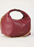 Vince Camuto Bordo Kadın 29x13x10 cm Deri Omuz Çantası
