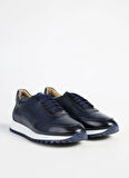 Fabrika Lacivert Erkek Deri Sneaker LEON-ALDOUS