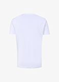 Bisiklet Yaka Baskılı Beyaz Erkek T-Shirt PBF4SM-TST5074