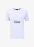 Bisiklet Yaka Baskılı Beyaz Erkek T-Shirt PBF4SM-TST5075