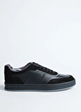 Fabrika Siyah Erkek Deri Sneaker RODIT-KIERON