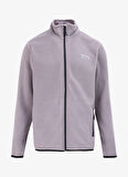 Discovery Expedition Düz Gri Erkek Polar Sweatshırt D4WM-SWT3994