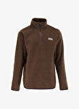 Discovery Expedition Düz Haki Erkek Polar Sweatshırt D4WM-SWT3993