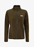 Discovery Expedition Düz Haki Kadın Polar Sweatshırt D4WL-SWT3928
