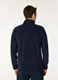 Lacivert Erkek Dik Yaka Relaxed Polar Sweatshirt J4WM-SWT4444
