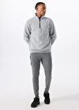 Gri Melanj Erkek Dik Yaka Relaxed Sweatshirt C4WM-SWT4256