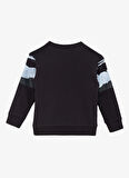 Discovery Expedition Baskılı Erkek Çocuk  Siyah Sweatshırt D4WB-SWT3137