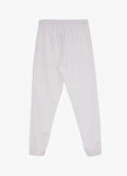 Beyaz Kadın Jogger Eşofman Altı D4WL-EA3039