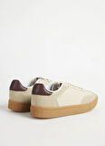 Fabrika Bej - Bordo Kadın Sneaker MARIAN