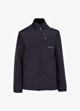 Lacivert Erkek Dik Yaka Relaxed Fit Baskılı Sweatshirt D4WM-SWT3259