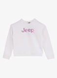 Jeep Baskılı Kız Çocuk Ekru Sweatshırt J4WG-SWT7570