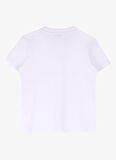 Fabrika Bisiklet Yaka Düz Beyaz Kadın T-Shirt F4WL-TST0758