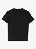 Fabrika Bisiklet Yaka Düz Siyah T-Shirt F4WL-TST0758