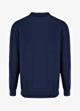 Limon Polo Yaka Basic Düz Lacivert Erkek Kazak MML4WM-KZK9510