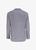 Fabrika Basic Gri Melanj Erkek Düz Ceket F4WM-CKT 2001