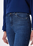 Mustang Yüksek Bel Dar Paça Skinny Fit Mavi Kadın Denim Pantolon GEORGIA SUPER SKINNY 7