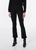 Mustang Normal Bel Düz Paça Flare Siyah Kadın Denim Pantolon GEORGIA SKINNY FLARED