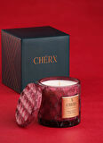 Cherx Bordo Mum Halfeti Charm Cam Kavanoz Mum