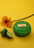 Cherx Yeşil Mum Key Lime Cam Kase Mum