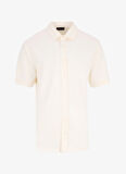 Fabrika Basic Gömlek Yaka Düz Ekru Erkek Gömlek F4SM-GML 0703