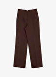People By Fabrika Kahve Kadın Classic Fit Düz Pantolon SPBFWL-PNT5562