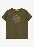 Discovery Expedition Baskılı Haki Erkek Çocuk T-Shirt D5SB-TST3221