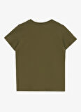 Discovery Expedition Baskılı Haki Erkek Genç  T-Shirt D5SB-TST3223