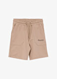 Discovery Expedition Lastikli Bel Basic Açık Bej Erkek Çocuk Şort D5SB-SHT3230
