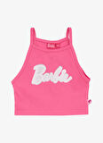 Barbie Baskılı Pembe Kız Çocuk Atlet BRB5SG-TST6025