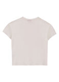 Ekru Kız Çocuk Baskılı T-Shirt BRB5SG-TST6420