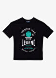 Discovery Expedition Baskılı Siyah Erkek Çocuk T-Shirt D5SB-TST3214