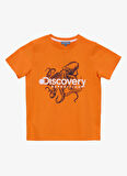 Discovery Expedition Baskılı Turuncu Erkek Çocuk T-Shirt D5SB-TST3251