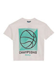 Discovery Expedition Baskılı Beyaz Erkek Çocuk T-Shirt D5SB-TST3215