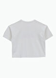 Jeep Baskılı Beyaz Kız Çocuk T-Shirt J5SG-TST7525