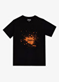 Siyah Erkek Çocuk Baskılı T-Shirt J5SB-TST7735