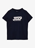 Jeep Nakışlı Lacivert Erkek Çocuk T-Shirt J5SB-TST7742