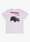 Beyaz Erkek Çocuk Baskılı T-Shirt J5SB-TST7753