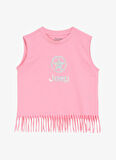 Jeep Baskılı Pembe Kız Çocuk T-Shirt J5SG-TST7508
