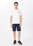 Lacivert Erkek Basic Düz Sweat Şort J5SM-SHT7252