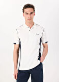 Jeep Blok Desenli Beyaz Erkek Polo T-Shirt J5SM-TST7316