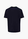 Jeep Bisiklet Yaka Baskılı Lacivert Erkek T-Shirt J5SM-TST7351
