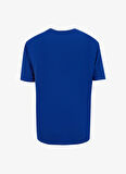 Jeep Bisiklet Yaka Baskılı Saks Erkek T-Shirt J5SM-TST7351