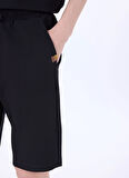 Siyah Erkek Basic Sweat Şort J5SM-SHT7271