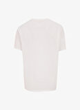 Jeep Bisiklet Yaka Baskılı Beyaz Erkek T-Shirt J5SM-TST7293