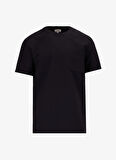 Jeep Bisiklet Yaka Düz Siyah Erkek T-Shirt J5SM-TST7380